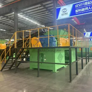 Solid Waste Shredder Shoe Factory Packaging Factory Corner Material Shredder Crusher Leather Waste Shredder EPC thumbnail-2