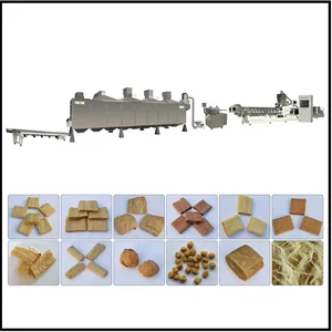 Wet Soy Protein Meat Make Extrusion Machine/Dry Texturized TVP TSP Mock Meat Extruder Line/Double Screw Extruder Made in China thumbnail-4