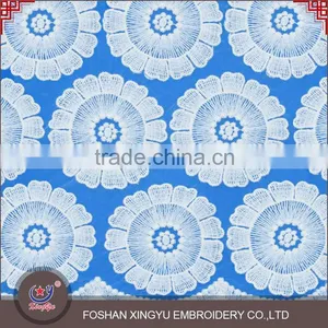 OEM Custom Shaped Embroidery Collar Design Cotton Chiffon Lace Decorative Trim for Dress thumbnail-2