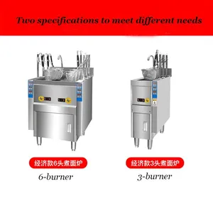 SN-QDMECH Heavy Duty Stainless Steel Commercial Noodle Cooking Machine Ramen Cooker Pasta Boiler Restaurant Kitchen