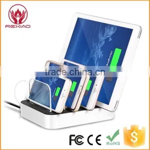 Patent Product 4 Ports USB Charging Dock for Smart Phone thumbnail-2