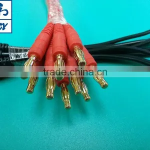 Banana Plug UL 1015 16 AWG With Banana Gold Plug DC Tester Cable With Banana PLUG Power Cable thumbnail-1
