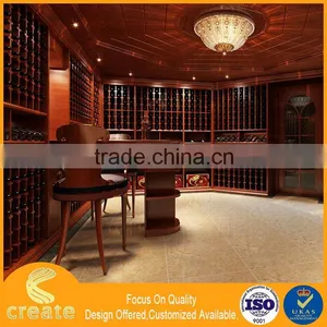 Maple Acrylic Wine Display Cabinets Glass Wine Bar Cabinet thumbnail-2