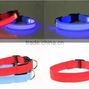 Teddy Supplies LED Luminescent Pet Leash Dog Collar Chest Harnesses thumbnail-3