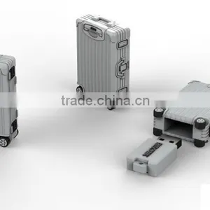 Fashion Suitcase USB Pen Drive Custom Shape USB thumbnail-2