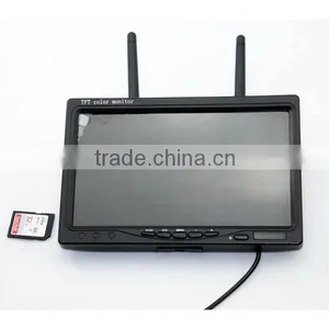DW-7001-4 7inch Digital Signal Wireless Camera System With DVR Recording, QUAD Function, Provide Stable, Confidential Signal thumbnail-2