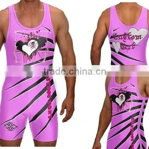 Make Your Own Design China Wrestling Singlets/cheap Custom Wrestling Singlets With Low Moq thumbnail-2