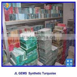 Wholesale Big Block Man-Made Turquoise Rough With Factory Price thumbnail-3