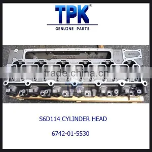 S6D114-1 SA6D114-1 SAA6D114E-2 SAA6D114E-1 CYLINDER HEAD 6742-01-5530 thumbnail-1