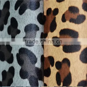 Animal Skin Nubuck PVC Synthetic Leather for Bags,Purse,Shoes With Good Quality and Competitive Price thumbnail-1