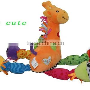Babyfans Baby Teether Rattle Toys 2015 Wholesale Soft Plush Baby Toys thumbnail-2