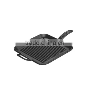 Cast Iron Cookware Square Grill/griddle Pan/ Roasting Pan thumbnail-1