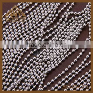High Quality Nice Silver Color Metal Round Ball Chain thumbnail-3