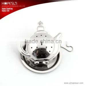 Best Sell Food Grade Frog Shape Stainless Steel Tea Strainer thumbnail-2