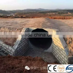 Low Cost Temporary Permanent Corrugated Steel Pipe Bridge thumbnail-1