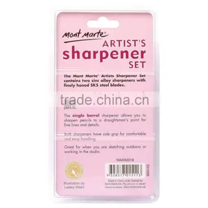 Mont Marte Artists Sharpener Set Zinc Alloy 2pce thumbnail-2