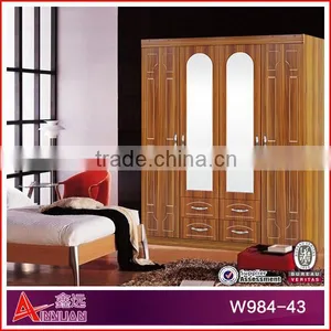 Waterproof Four Door Wardrobe Designs Online Clothing Store thumbnail-1