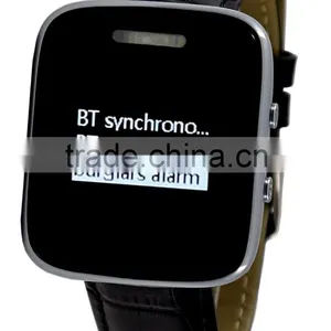2015 Hot Selling Leather Strap Cheap Smart Watch and Phone thumbnail-4