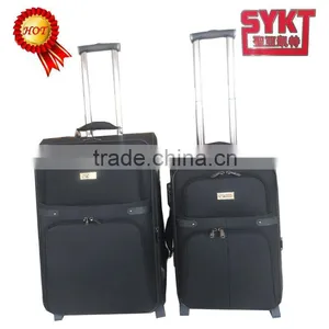 China Style Latest Design Best Quality Common Accesories Black Luggage Set thumbnail-1
