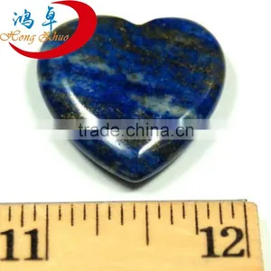 Natural Lapis Lazuli Heart Gemstone Beads Wholesale thumbnail-2