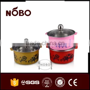 New Design Hot Pot Stainless Steel Mini Stock Pot With Anti-scalding Surface thumbnail-4
