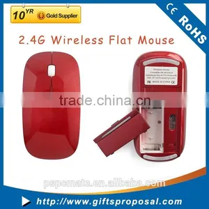 FLAT CORELESS MOUSE WIRELESS FLAT SENZA FILI OTTICO 1000dpi thumbnail-1