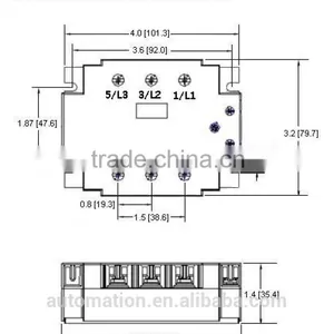 Three-phase Solid-state Relay 53TP Series IP20 thumbnail-6