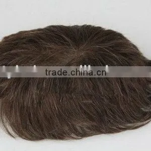 Cheap Human Hair Toupee for Black Men Hair System thumbnail-1