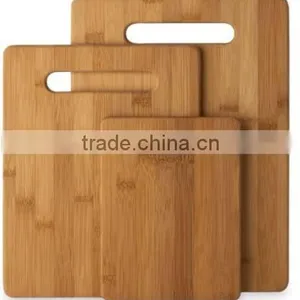 Totally Bamboo 3 Piece Bamboo Cutting Board Set, For Meat & Veggie Prep, Serve Bread, Crackers & Cheese, Cocktail Bar Board thumbnail-1