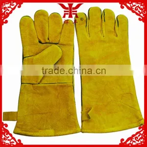 14 Inches Fully Lined Welding Gloves Leather thumbnail-2