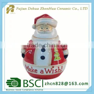 Mini Santa Claus Ceramic Kitchen Canister thumbnail-1