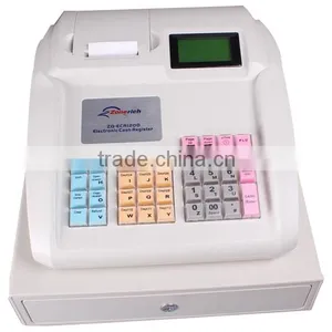 Bizsoft Small and Exquisite ZONERICH ZQ-ECR1200 Electronic Cash Register/cash Drawer thumbnail-3