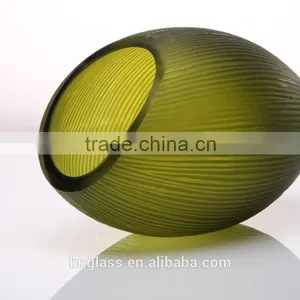 Promotion Decor Glass Vase Green Cheap thumbnail-1