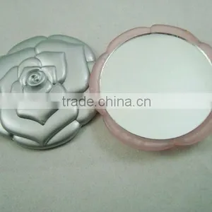 Flower Shap Plastic Japanese Hand Mirror Makeup thumbnail-1
