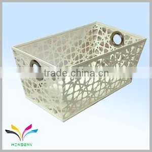 Sturdy Modern Style Metal Bath Toy Storage Box for Paper Organizer thumbnail-5