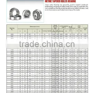01 METRIC TAPERED ROLLER BEARING 30202 30302 30203 30303 32004 30204 32204 30304 thumbnail-1