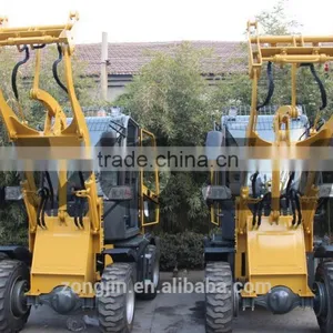 China Best Quality 0.8ton Mini Compact Loader Wheel Loader 08 for Sale thumbnail-2