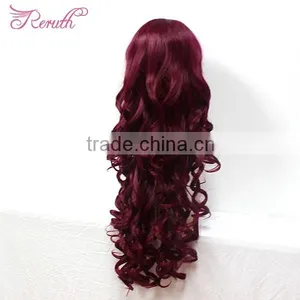 Loose Cheap Wavy 7A Grade Long Wig Wholesale Full Lace Wig New Design thumbnail-4