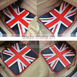 Factory Wholesale 3D Rubber/PVC Branded Logo Full Set Universal Car Floor Mats thumbnail-5