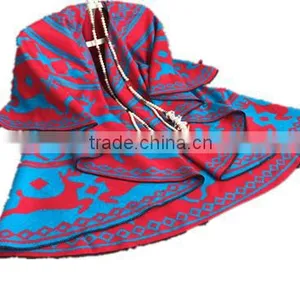 Shawl Scarf Tribal Fringe Hoodies Jacket Ethnic Warm Cardigans For Women Blankets Cape Shawl Ponchos and Capes thumbnail-2