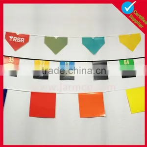 Logo Printed Shape Customized Bunting Flags for Sale thumbnail-1