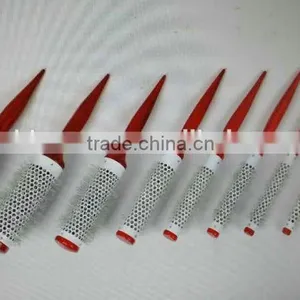 Short Hair Boar Bristle Wooden Hair Brush thumbnail-1