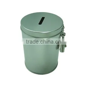 Tin Money Box With Clip Lock thumbnail-1