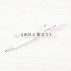 White Short Promotional Pens Pencils Without Eraser thumbnail-1