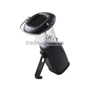 Cheap Rechargeable Battery Included Solar Hand Cranking Dynamo Lantern thumbnail-5