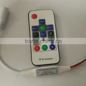 Led RGB Controller 300 Kinds of Changes Wireless RF Digital Color LED Strip Led Light for WS2812B DC 5V/12V thumbnail-1