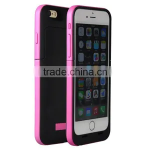New Arrival Smart Stand Colorful Plastic Battery Case Cover for IPhone 6 Rechargeable Case Cover, for IPhone 6S Power Bank Cover thumbnail-5