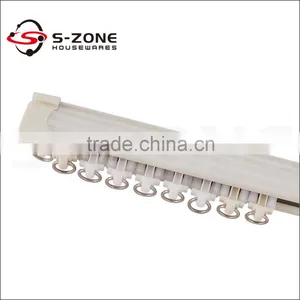 Ivory White Curtain Rail Cover thumbnail-1