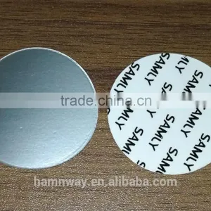 Custom Printed HDPE Bottle Cap Seal Induction Aluminum Foil Seal Liner thumbnail-1