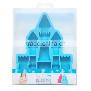 Non-toxic New Style Promotion Custom Castle Shape Silicone Ice Cube Tray thumbnail-6